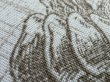 画像4: handmade  クッションカバー　40cm角　地中海柄　シェル　フィッシュ　ロブスター　ベージュ×ブルー (4)